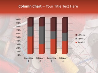 Needle Orange Spool PowerPoint Template