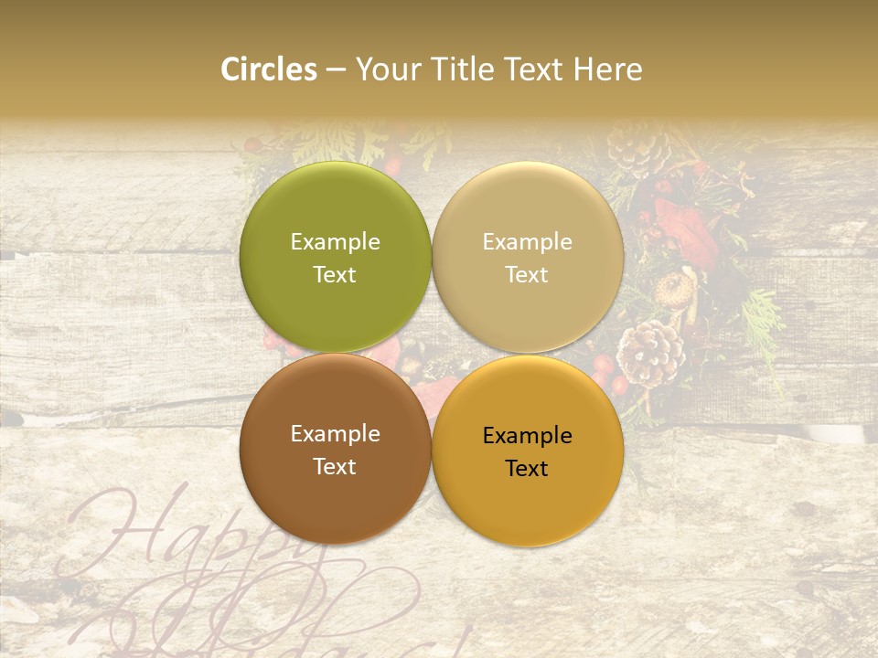 Leaves Greeting Card Season PowerPoint Template