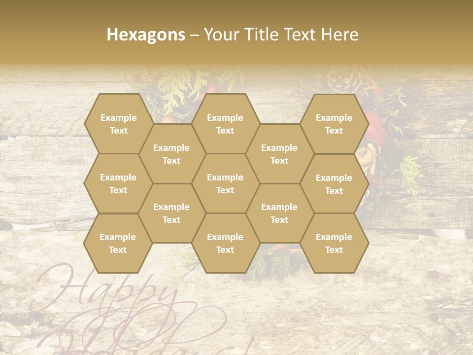 Leaves Greeting Card Season PowerPoint Template