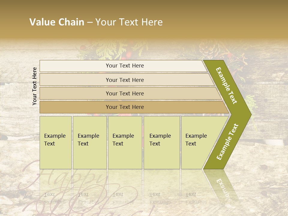 Leaves Greeting Card Season PowerPoint Template
