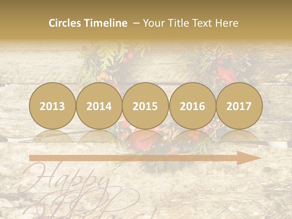 Leaves Greeting Card Season PowerPoint Template