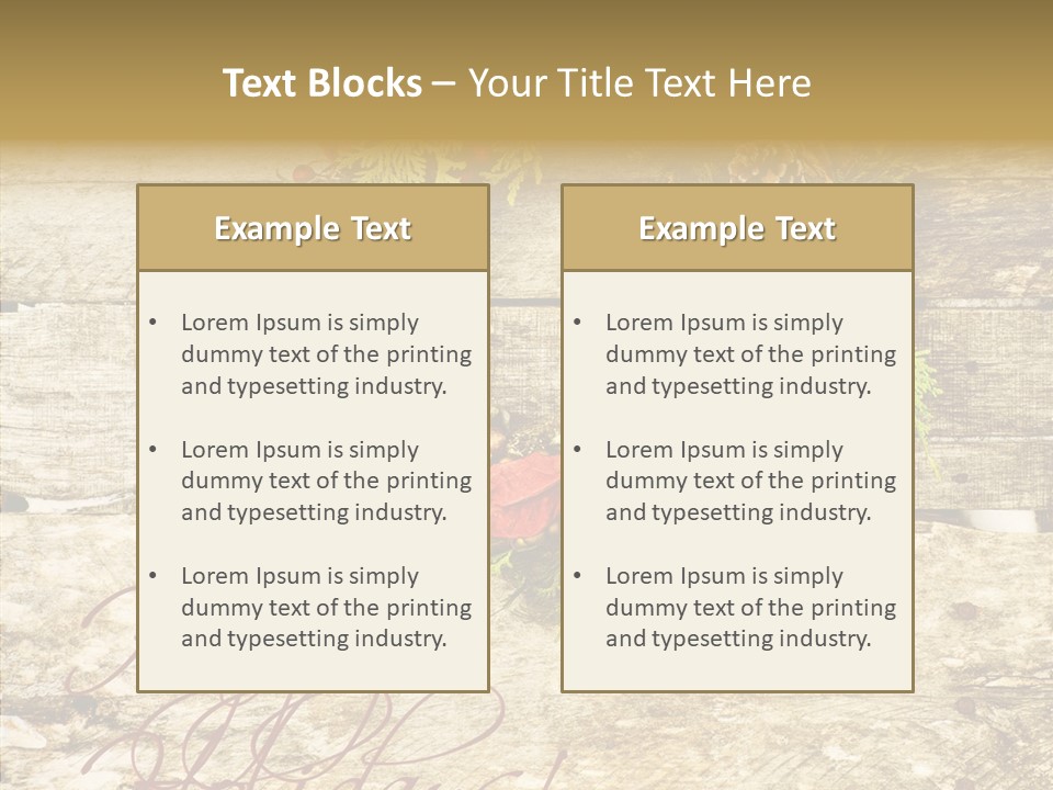 Leaves Greeting Card Season PowerPoint Template