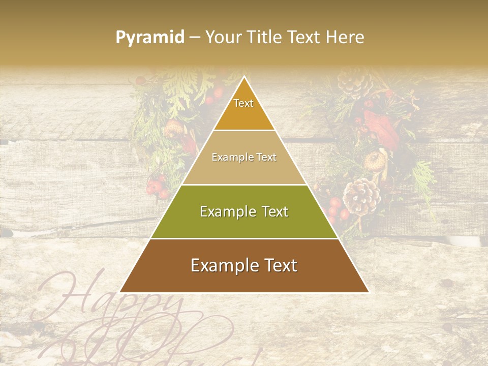 Leaves Greeting Card Season PowerPoint Template