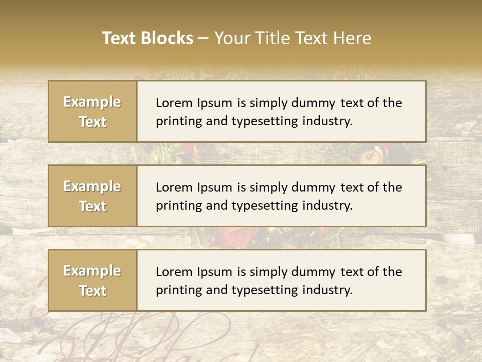 Leaves Greeting Card Season PowerPoint Template