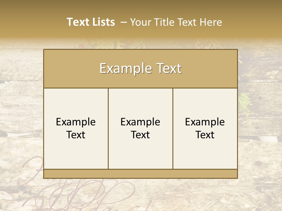 Leaves Greeting Card Season PowerPoint Template
