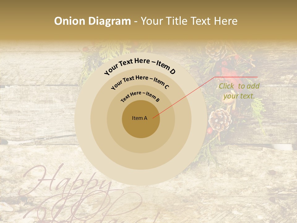 Leaves Greeting Card Season PowerPoint Template