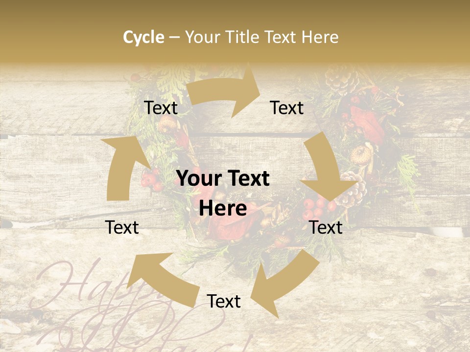 Leaves Greeting Card Season PowerPoint Template