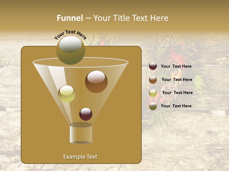 Leaves Greeting Card Season PowerPoint Template