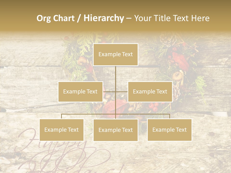 Leaves Greeting Card Season PowerPoint Template