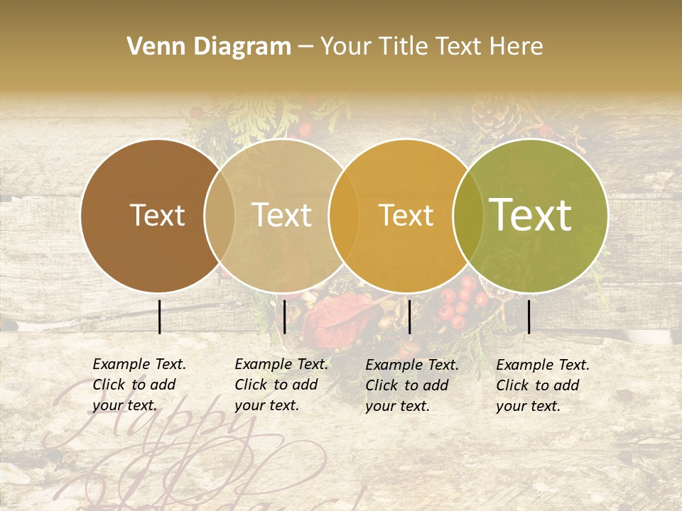 Leaves Greeting Card Season PowerPoint Template