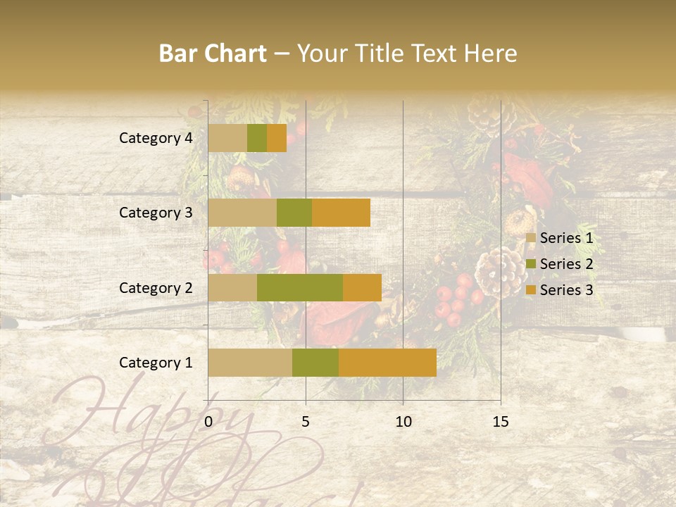 Leaves Greeting Card Season PowerPoint Template