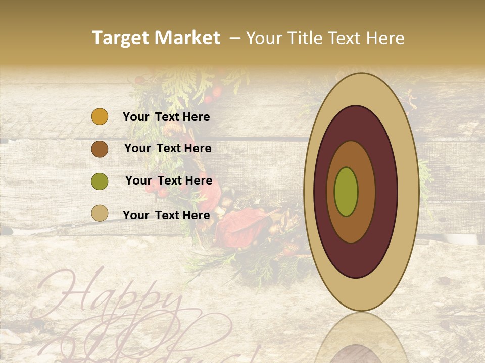 Leaves Greeting Card Season PowerPoint Template