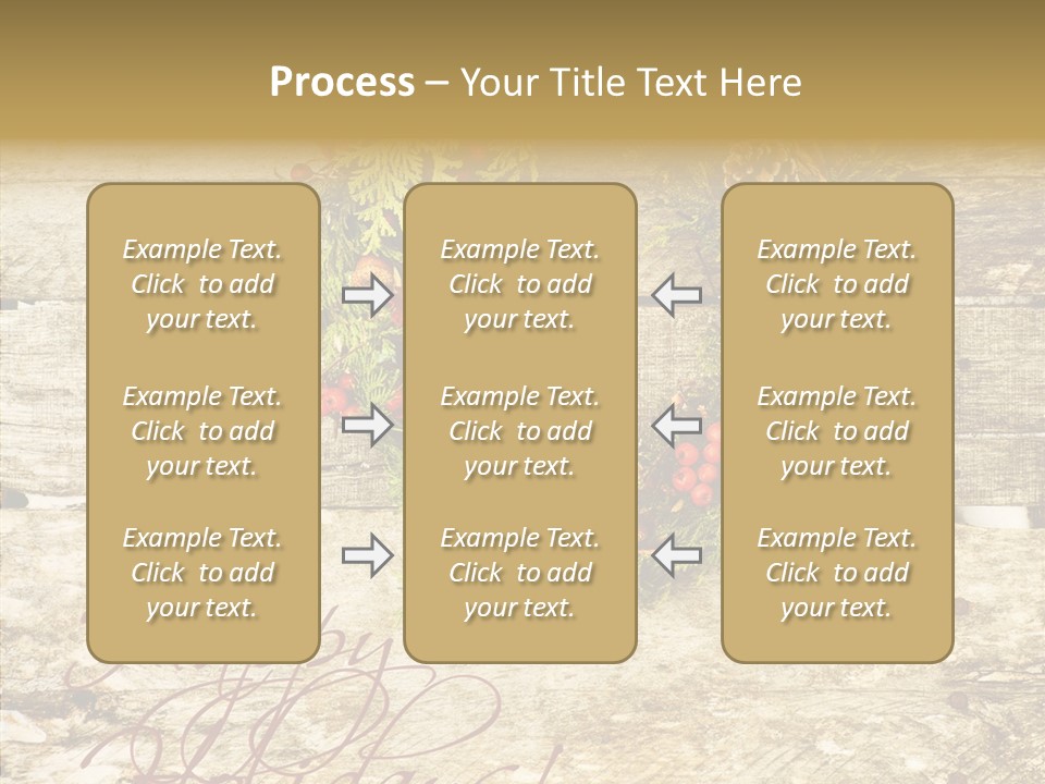 Leaves Greeting Card Season PowerPoint Template