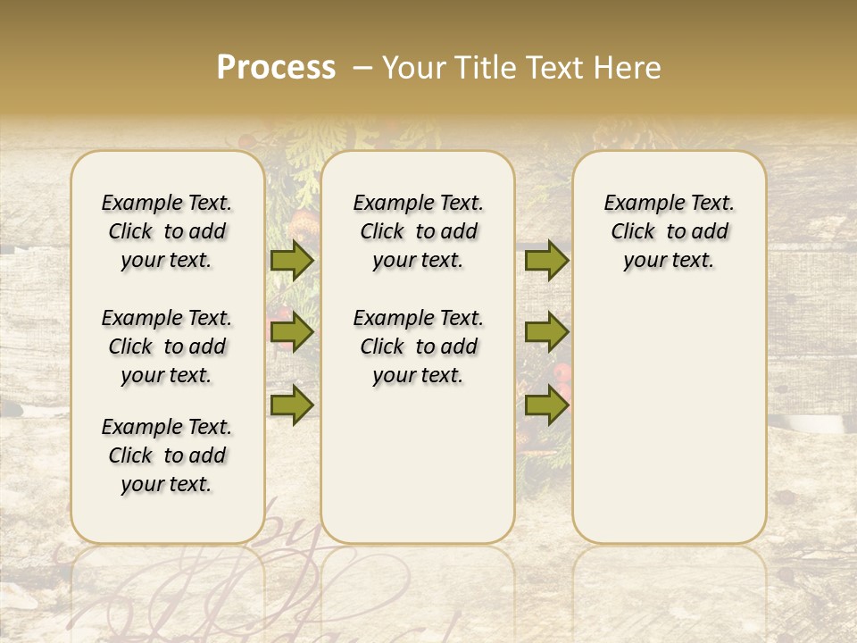Leaves Greeting Card Season PowerPoint Template