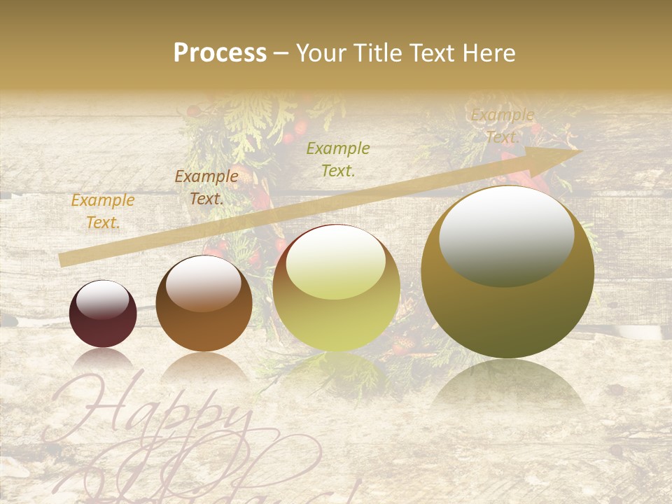 Leaves Greeting Card Season PowerPoint Template