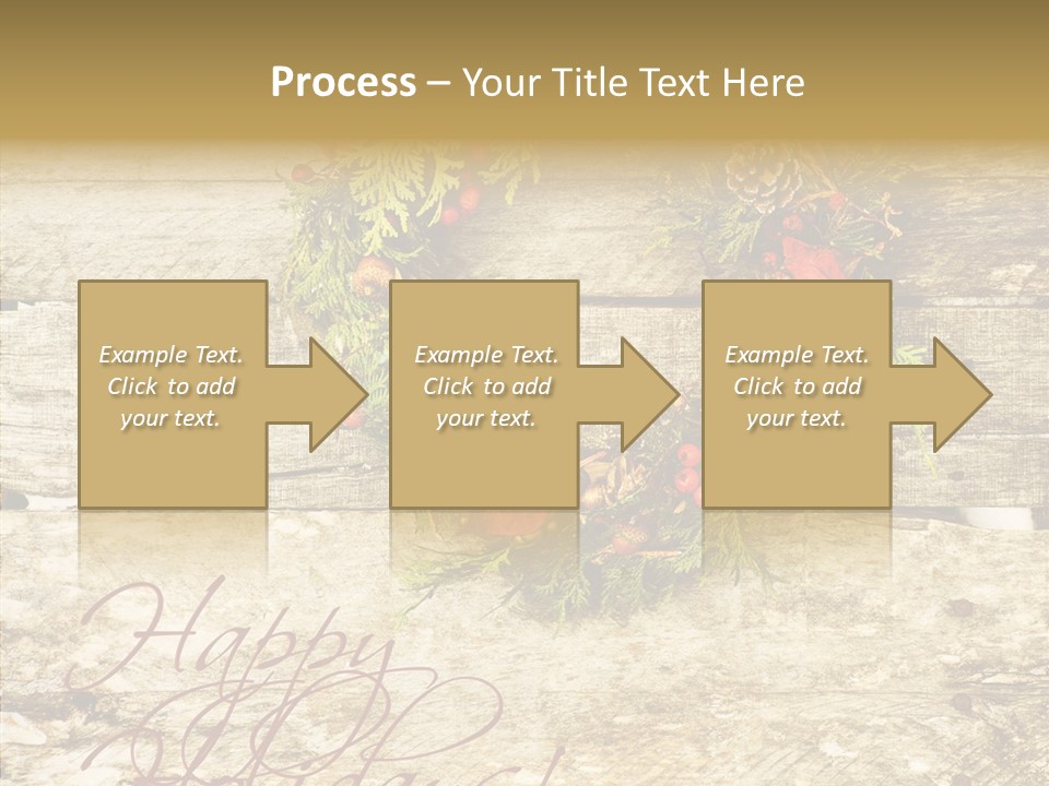 Leaves Greeting Card Season PowerPoint Template