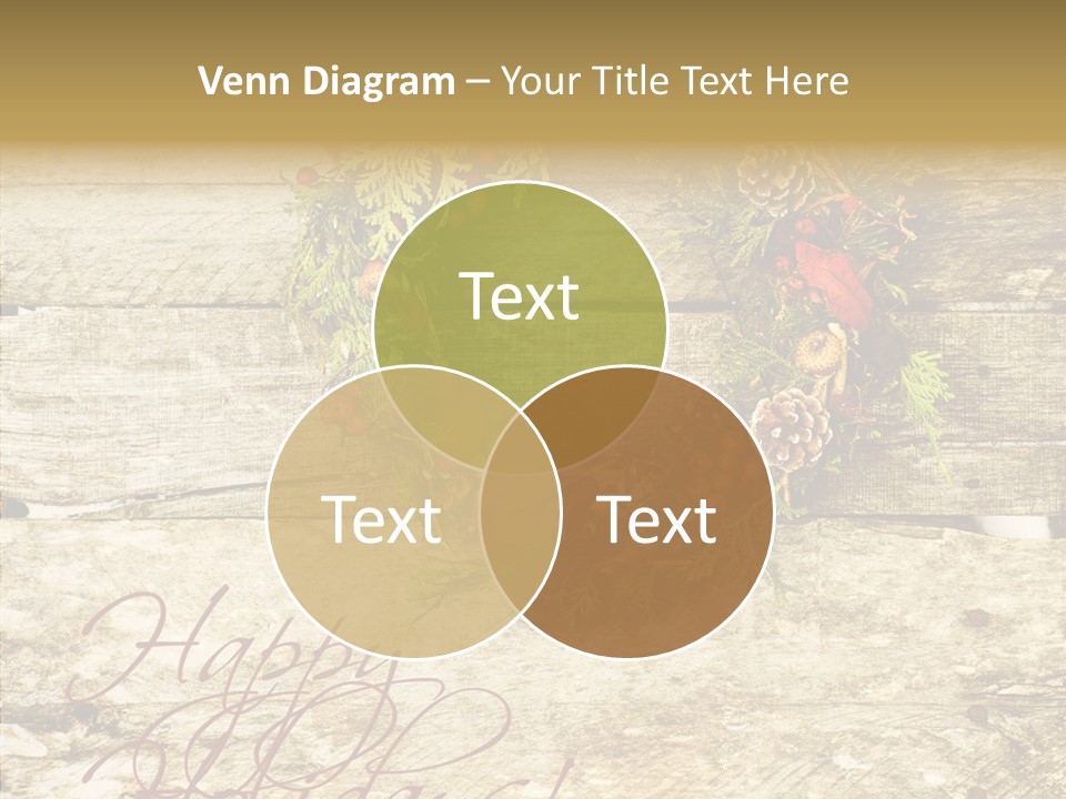 Leaves Greeting Card Season PowerPoint Template