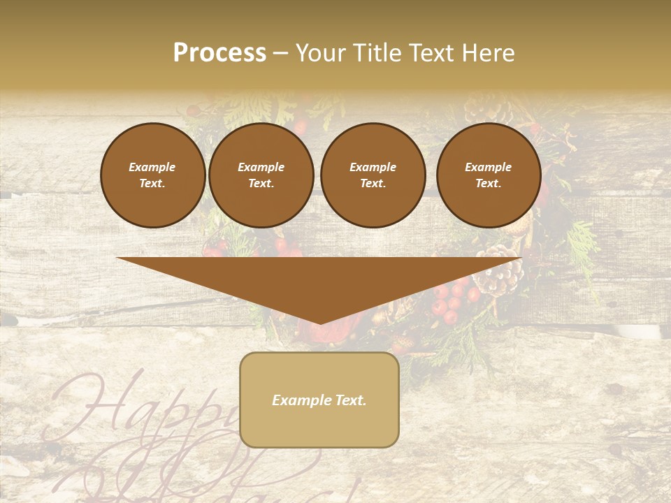 Leaves Greeting Card Season PowerPoint Template