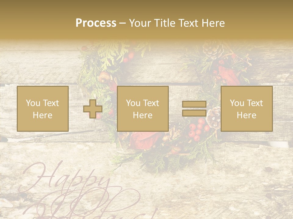 Leaves Greeting Card Season PowerPoint Template