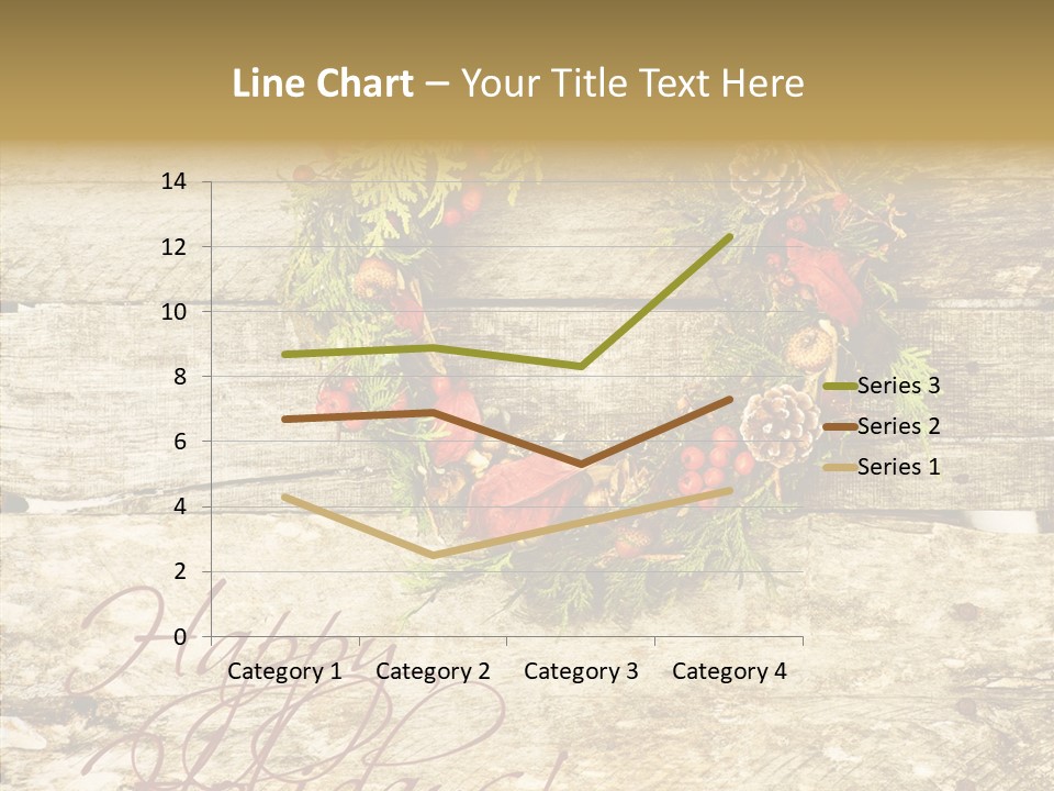 Leaves Greeting Card Season PowerPoint Template