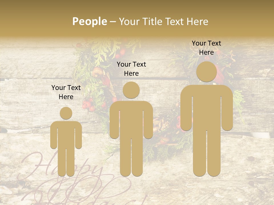 Leaves Greeting Card Season PowerPoint Template