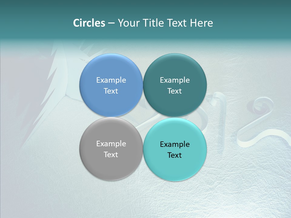 Light Xmas Tree PowerPoint Template