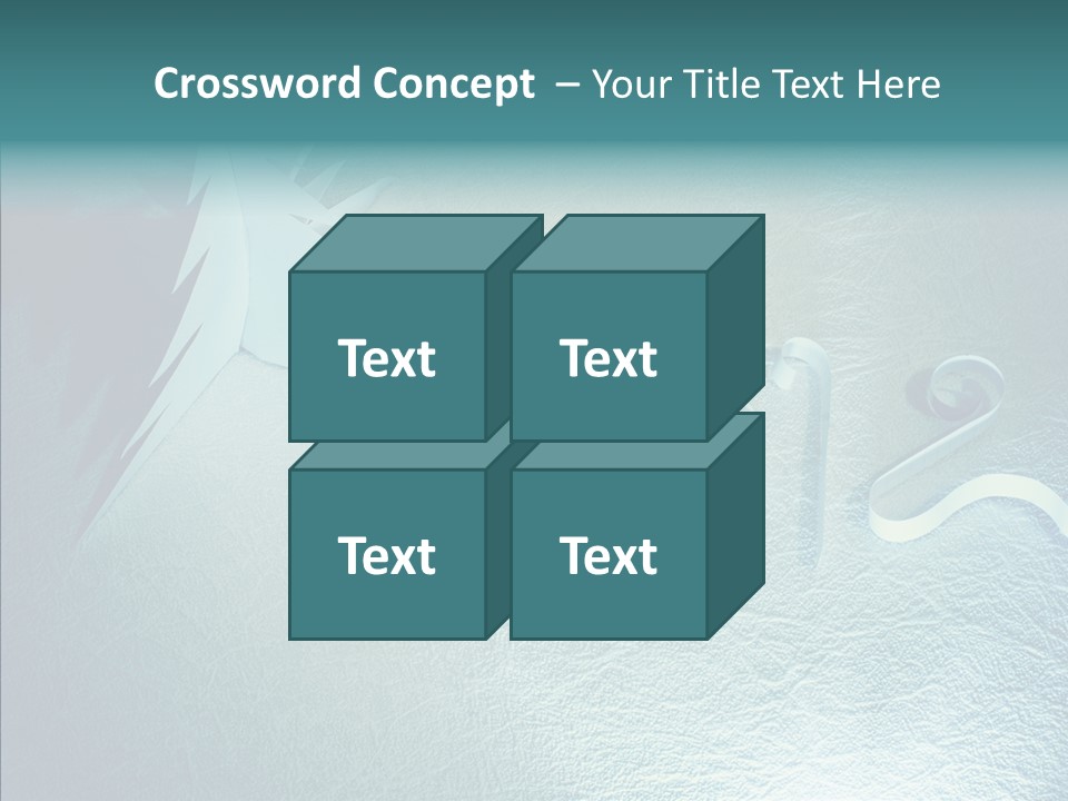 Light Xmas Tree PowerPoint Template