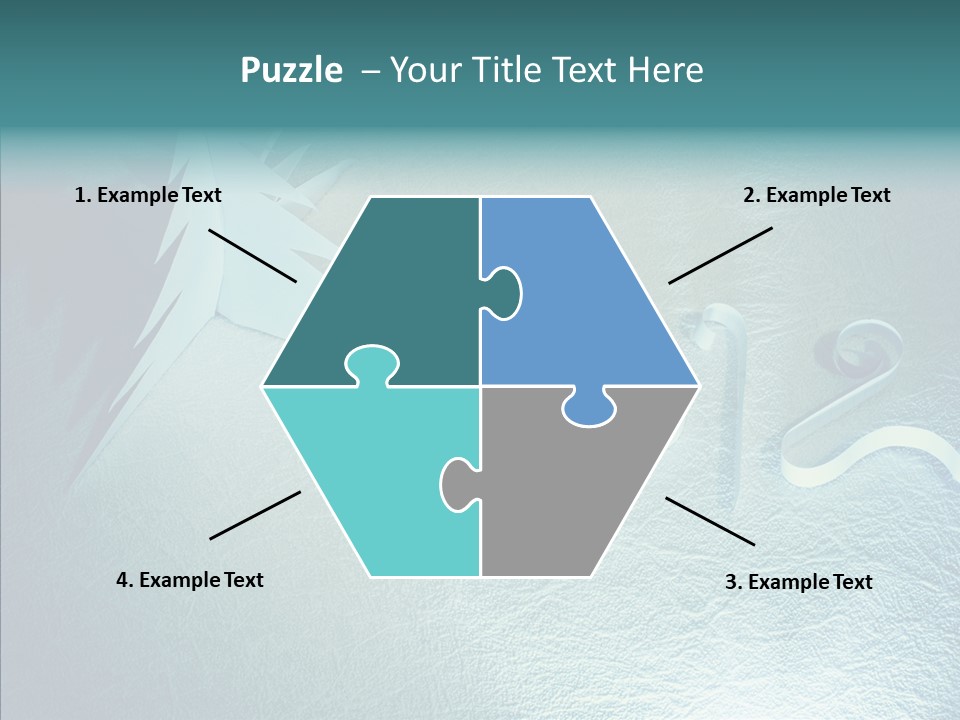 Light Xmas Tree PowerPoint Template