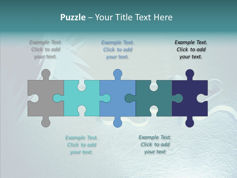 Light Xmas Tree PowerPoint Template