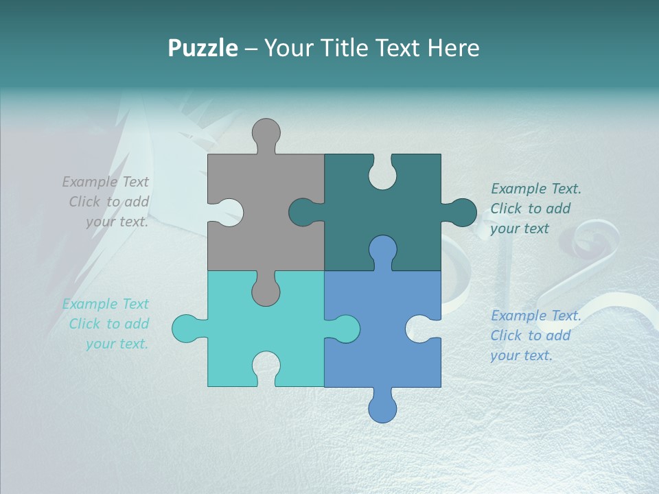 Light Xmas Tree PowerPoint Template