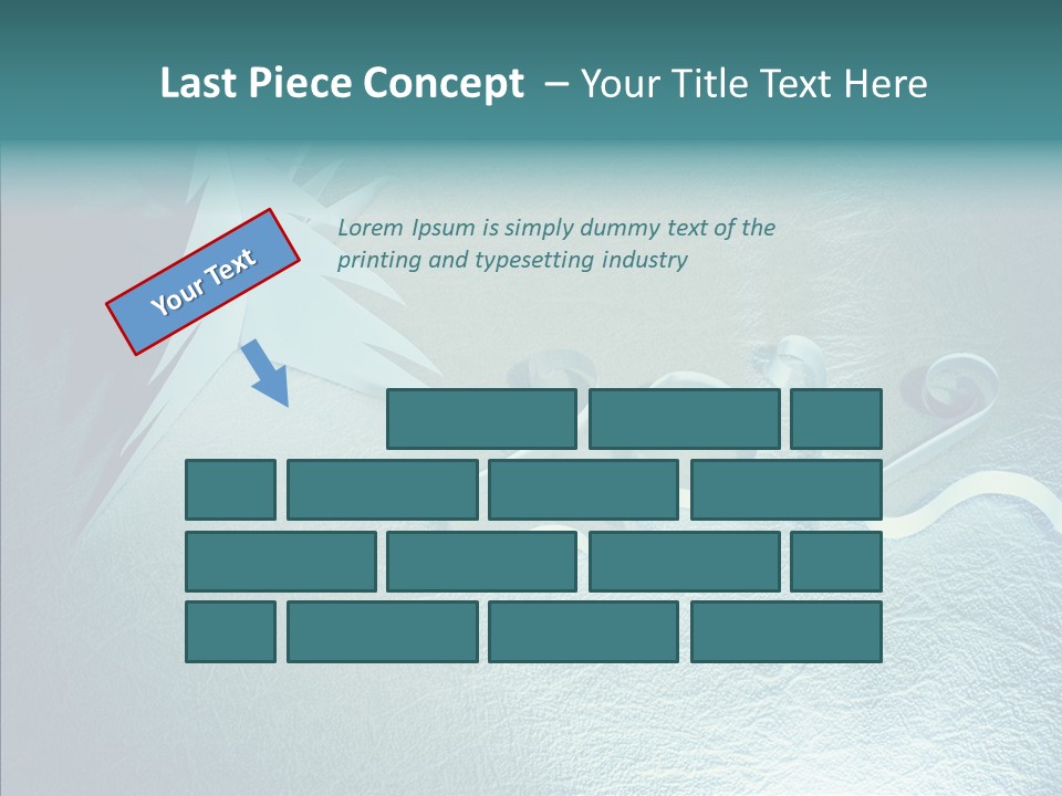 Light Xmas Tree PowerPoint Template