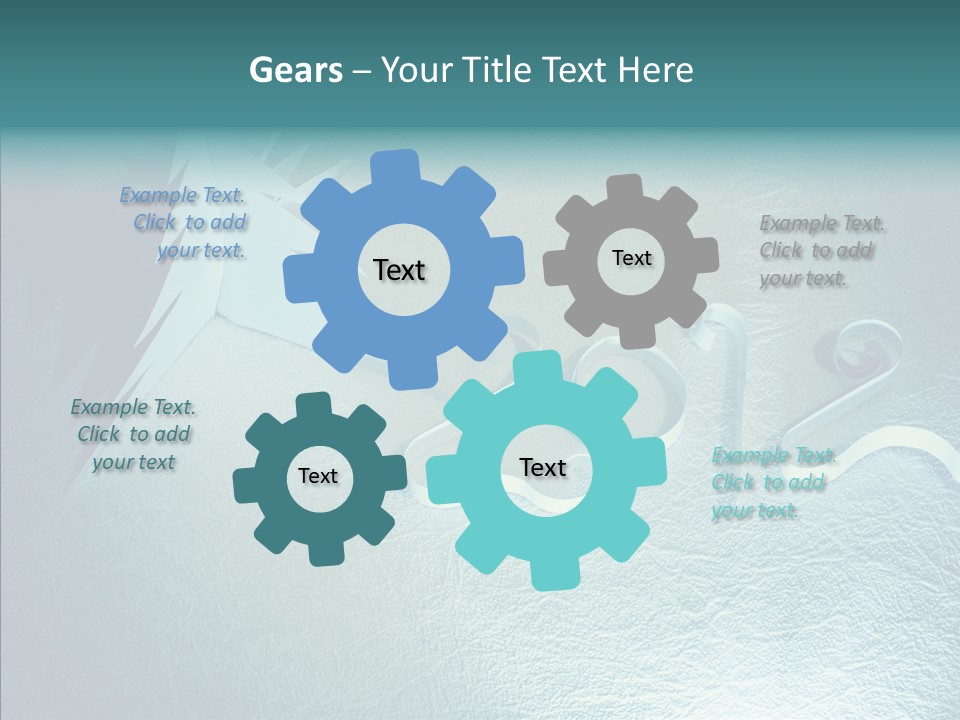 Light Xmas Tree PowerPoint Template