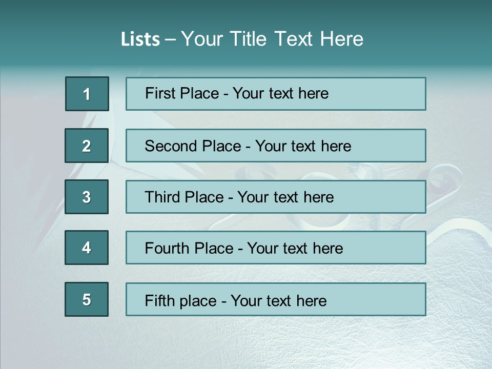 Light Xmas Tree PowerPoint Template