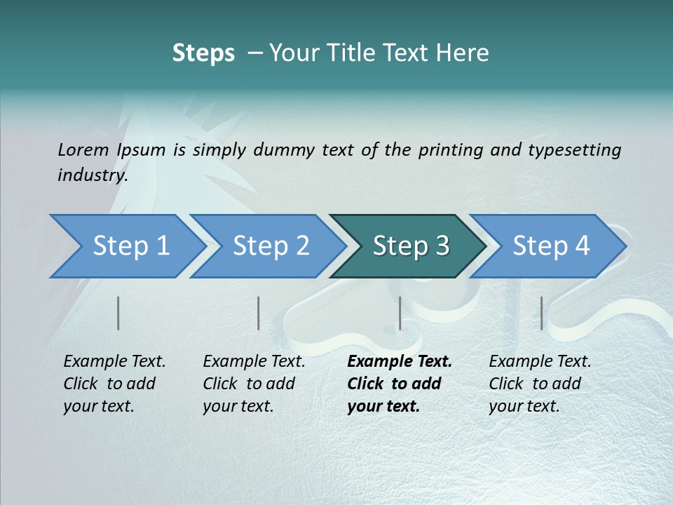 Light Xmas Tree PowerPoint Template