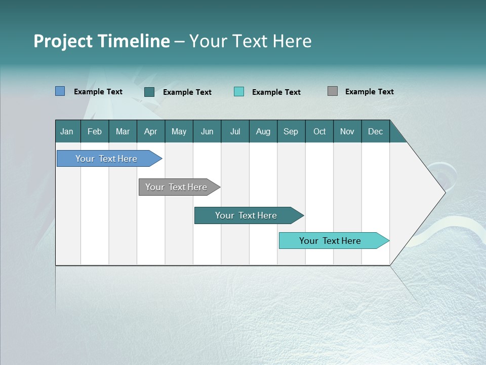 Light Xmas Tree PowerPoint Template