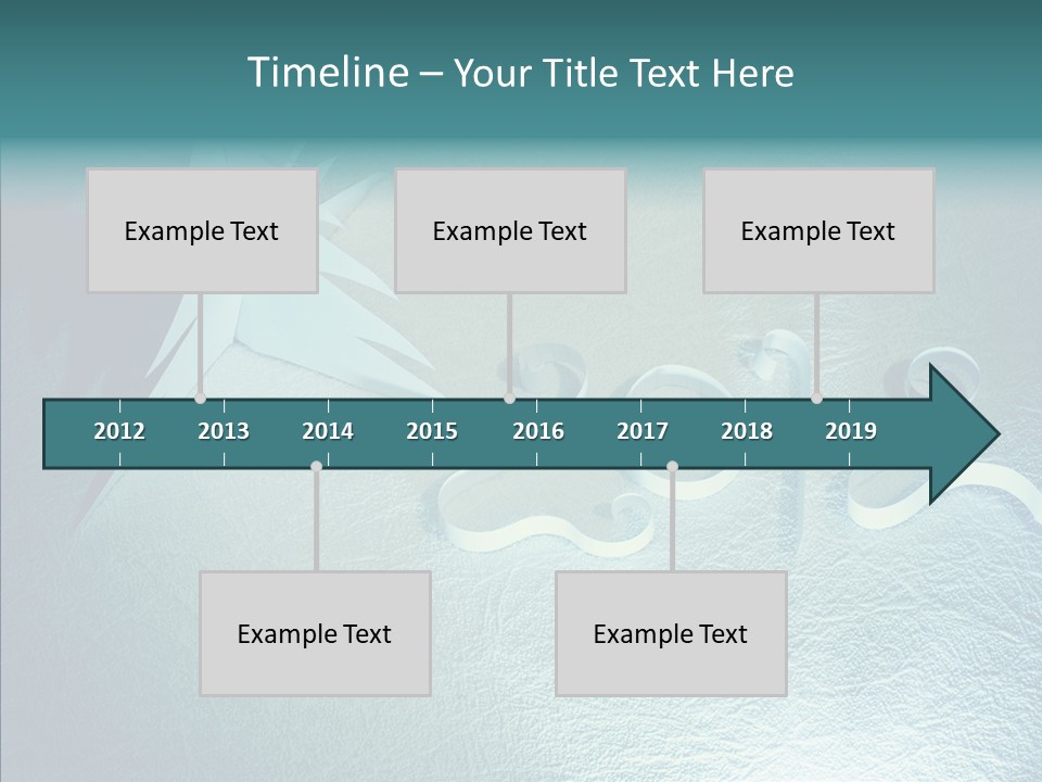 Light Xmas Tree PowerPoint Template