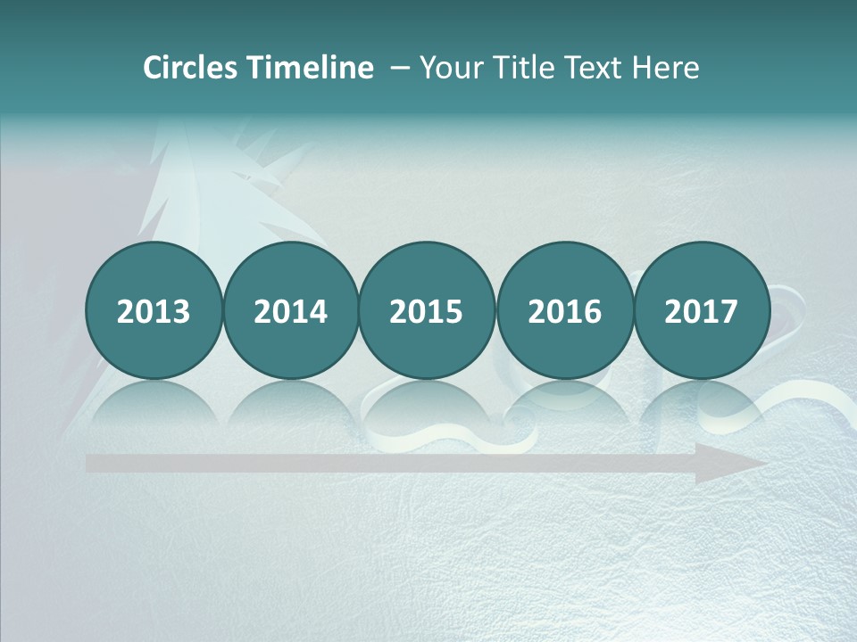 Light Xmas Tree PowerPoint Template