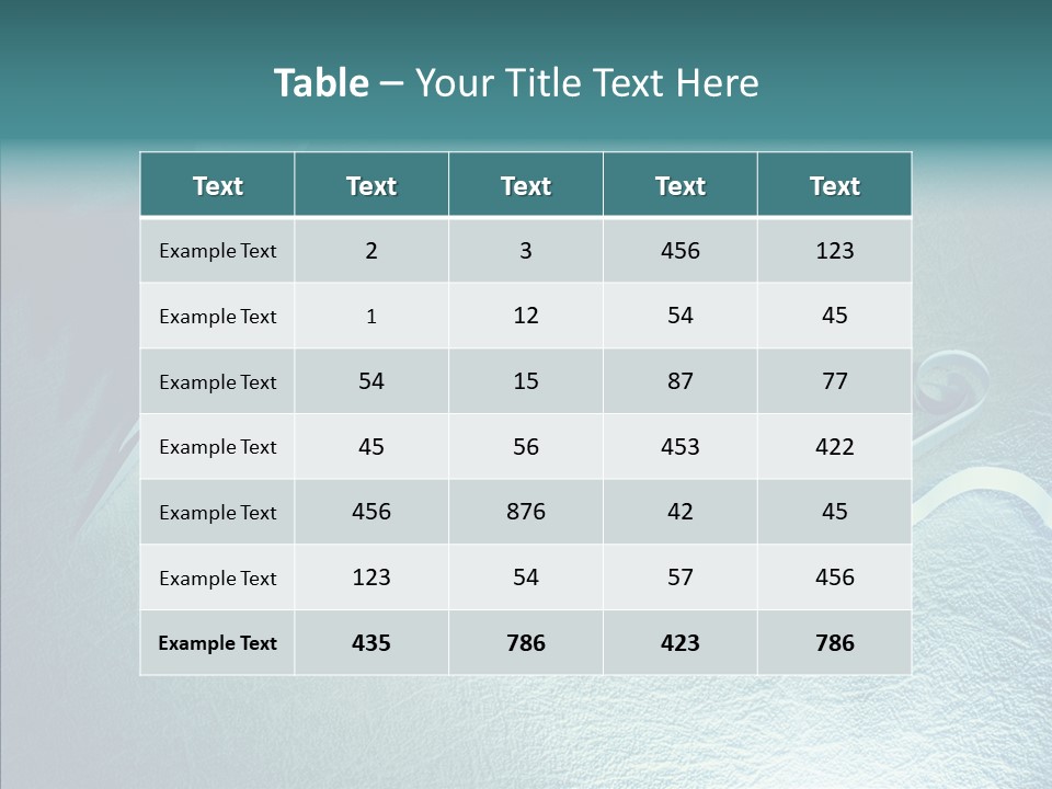 Light Xmas Tree PowerPoint Template