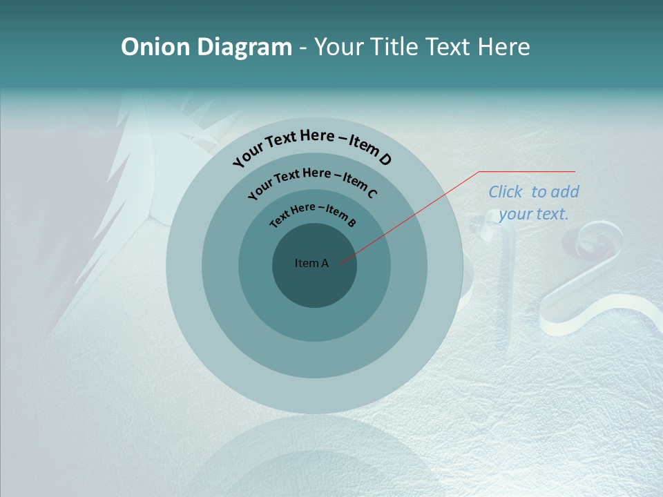 Light Xmas Tree PowerPoint Template
