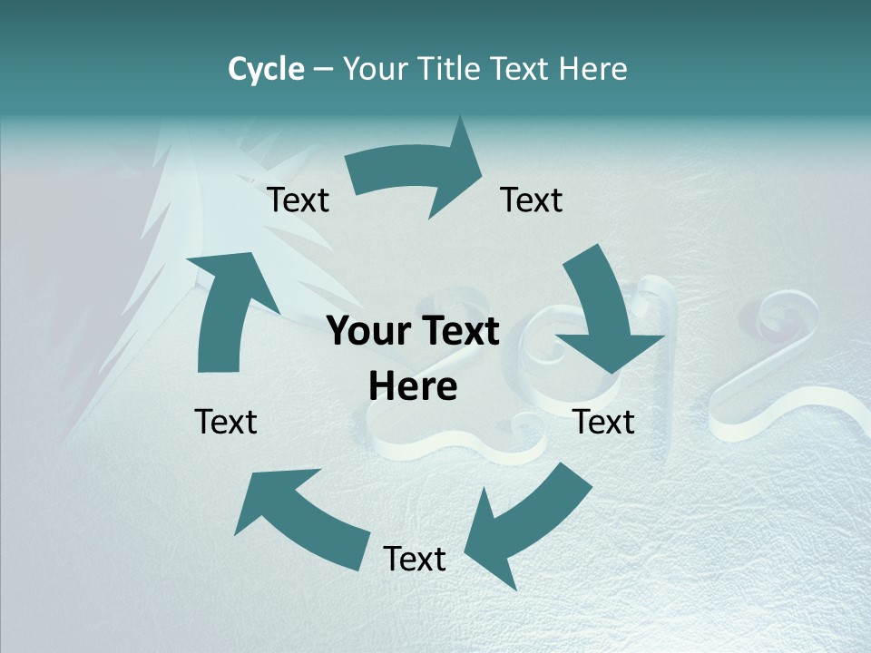 Light Xmas Tree PowerPoint Template