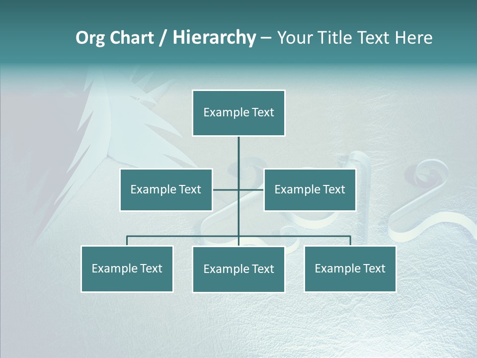 Light Xmas Tree PowerPoint Template