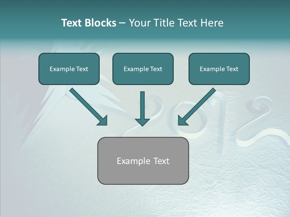 Light Xmas Tree PowerPoint Template