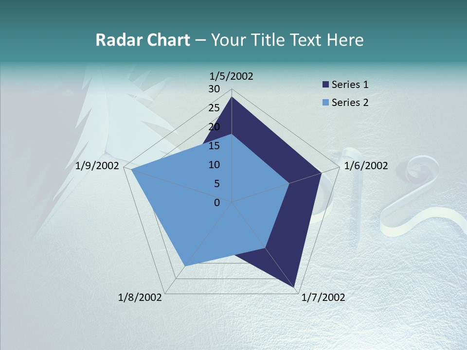 Light Xmas Tree PowerPoint Template