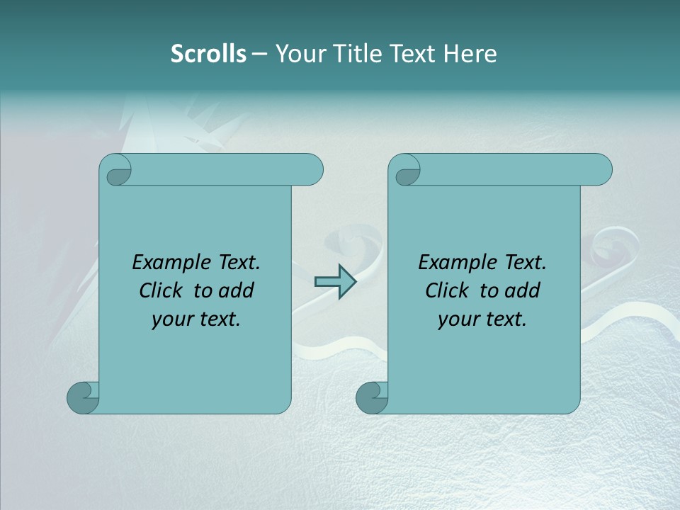 Light Xmas Tree PowerPoint Template