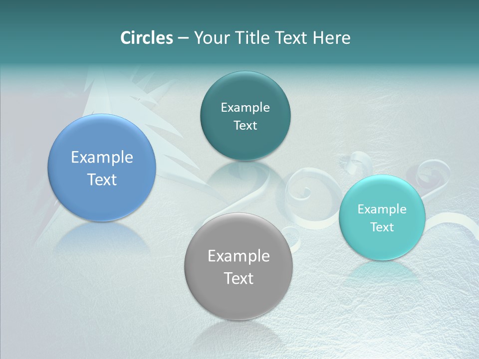 Light Xmas Tree PowerPoint Template