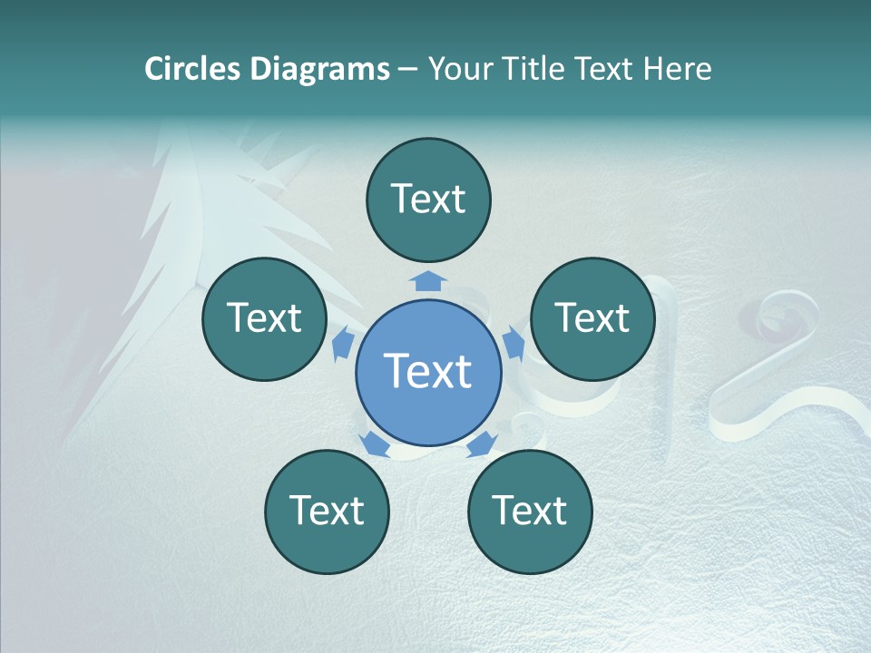 Light Xmas Tree PowerPoint Template