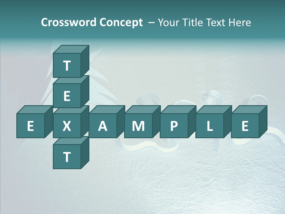 Light Xmas Tree PowerPoint Template