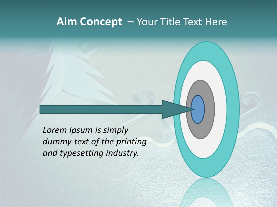 Light Xmas Tree PowerPoint Template