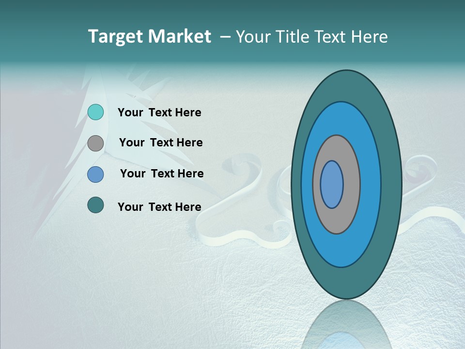 Light Xmas Tree PowerPoint Template