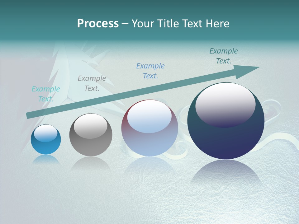 Light Xmas Tree PowerPoint Template